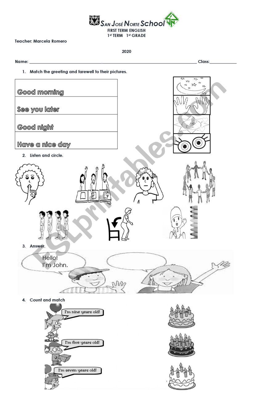 english review worksheet