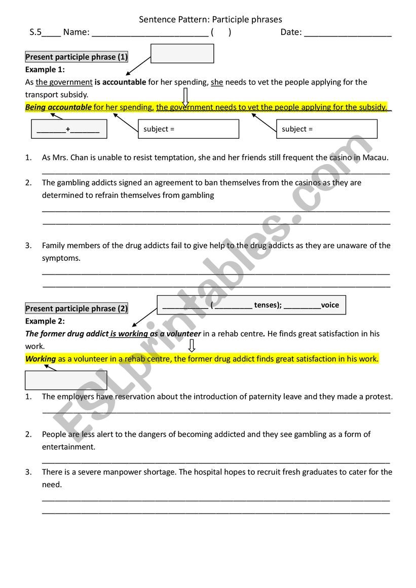 participle-phrases-esl-worksheet-by-nmyeung