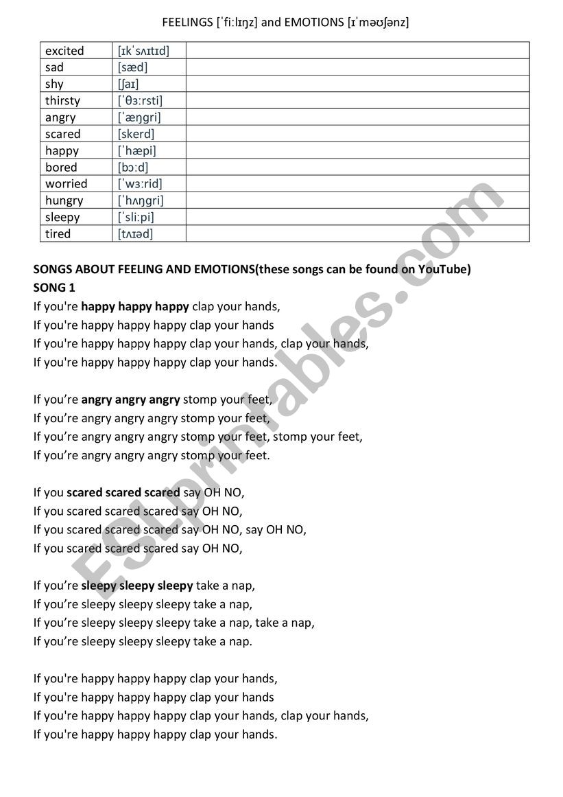 Feelings and Emotions_learn and practice 