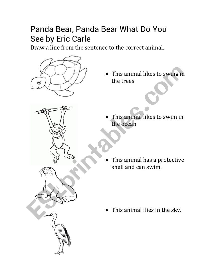 50 best ideas for coloring Panda Bear Panda Bear What Do You See