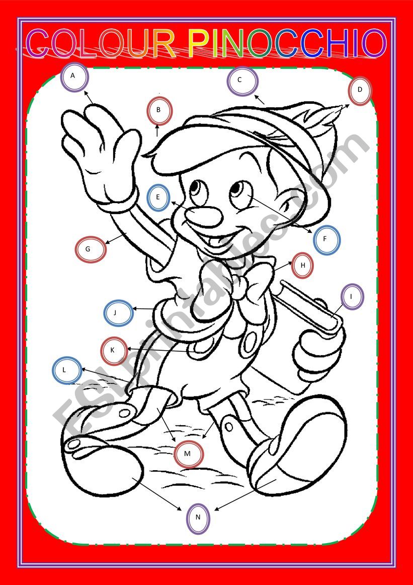 PINOCCIO  worksheet