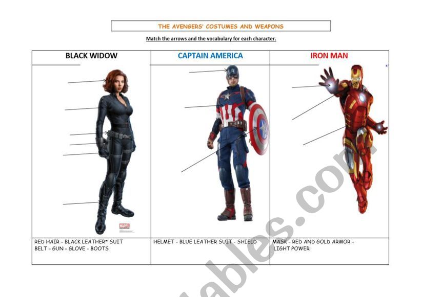Avengers� costumes & accessories 1/2