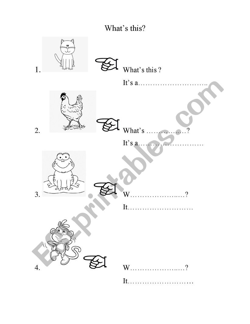 what�s this? worksheet