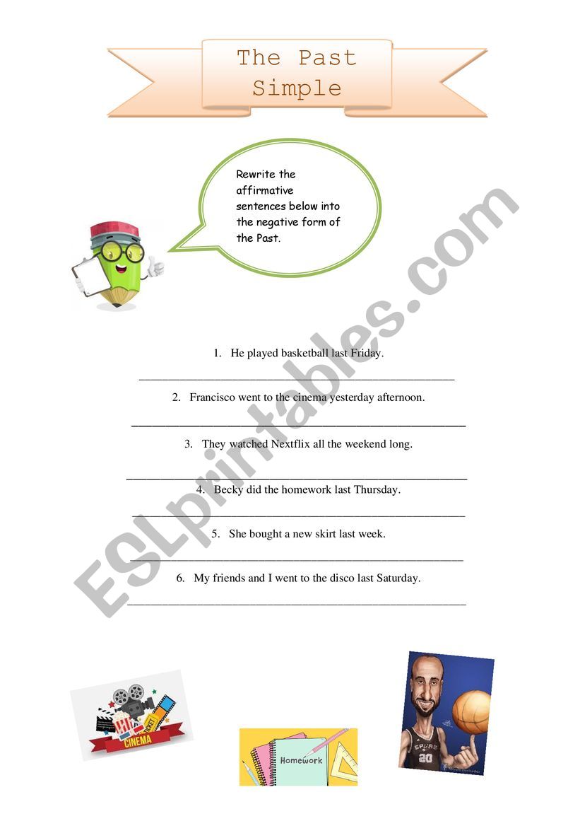 The Past Simple worksheet