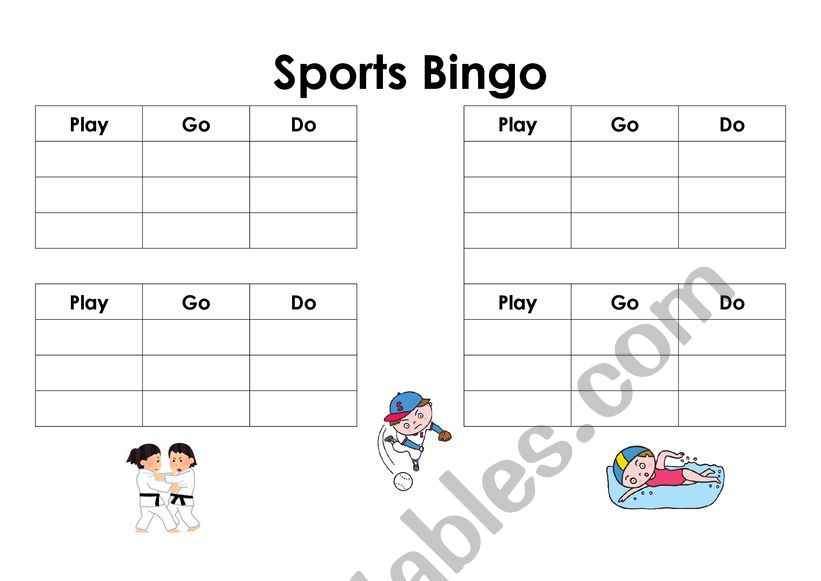 sports worksheet