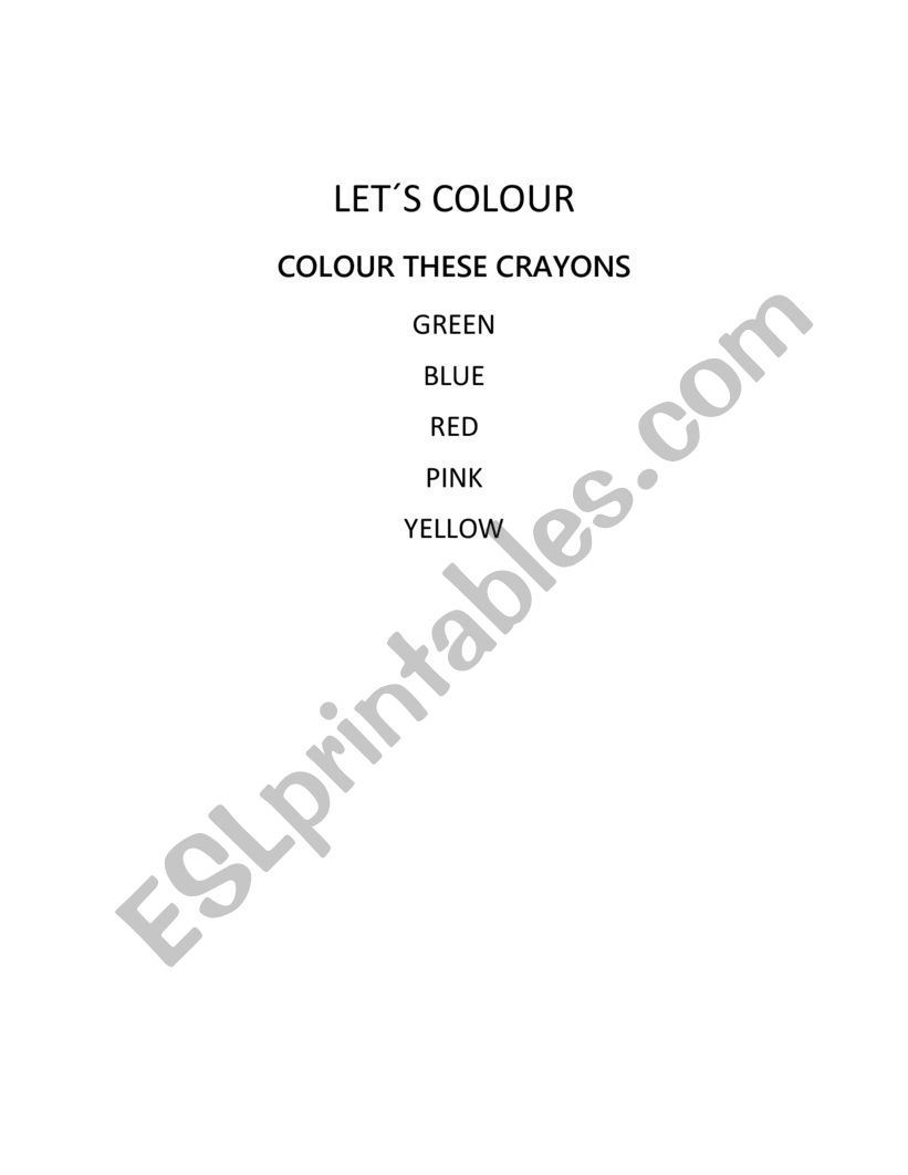 VOCABULARY worksheet