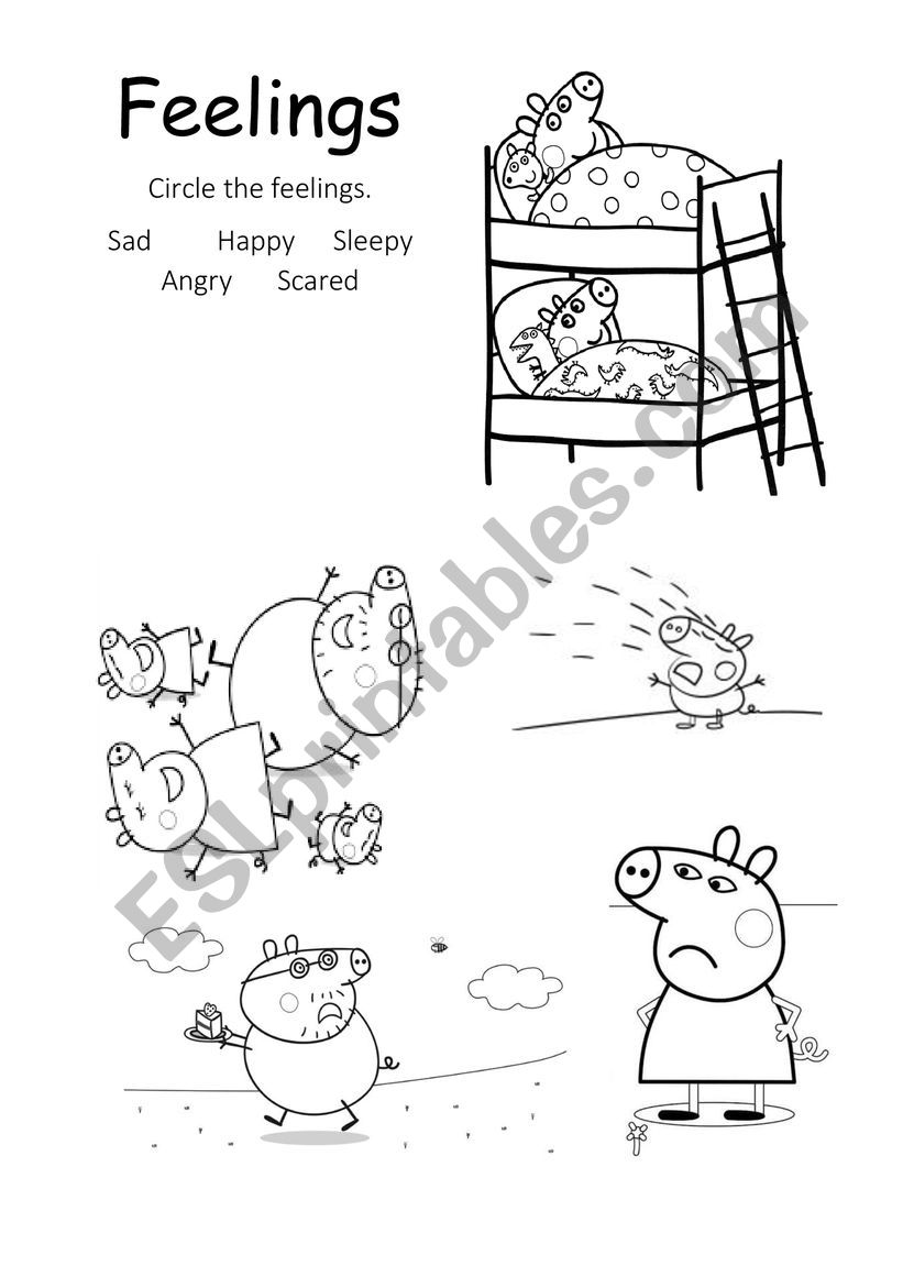 Feelings worksheet