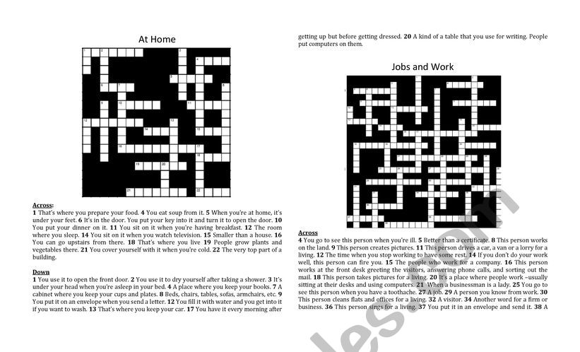 A2 - 12 page Language Practice Booklet