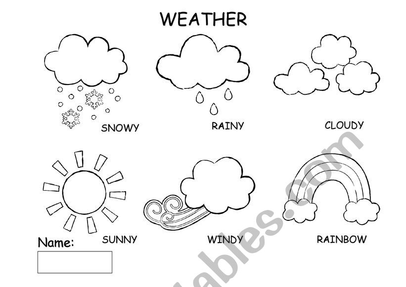 weather worksheet