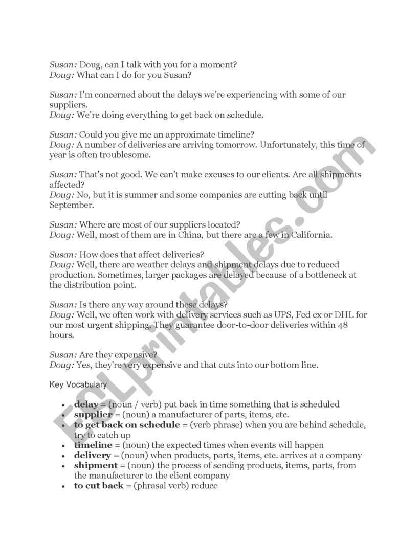 Reading Comprehension  worksheet