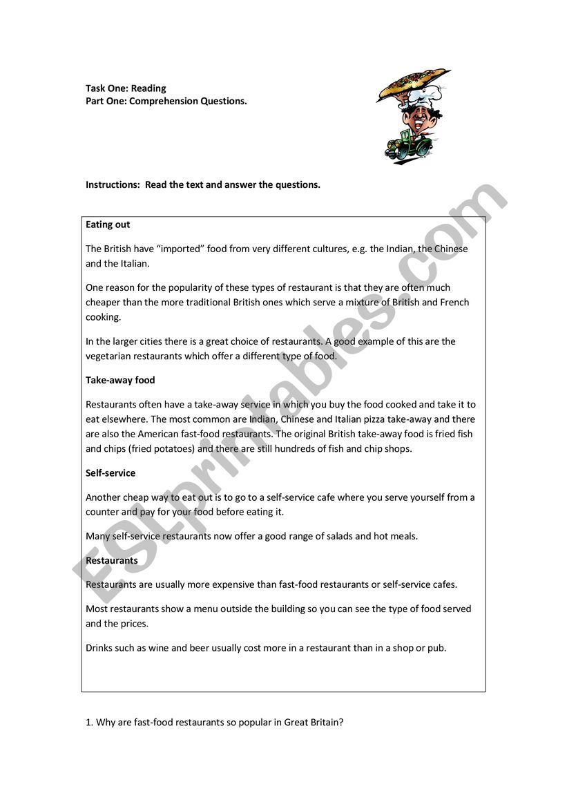 Past Tense worksheet