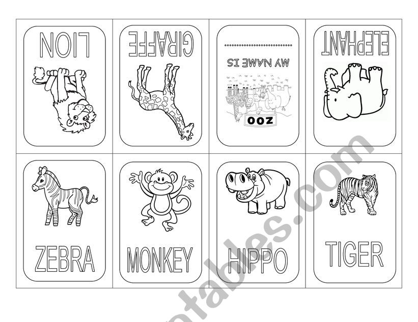 Zoo Animals worksheet