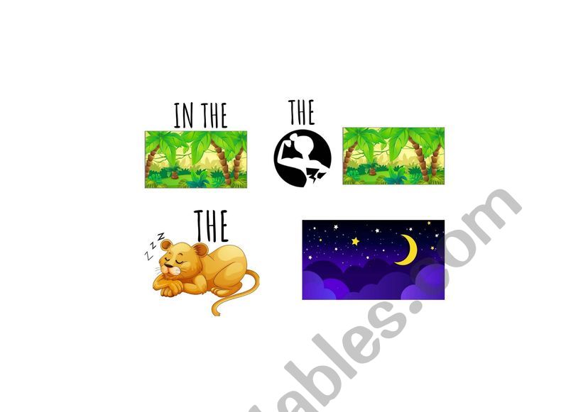 THE LION SLEEPS TONIGHT worksheet