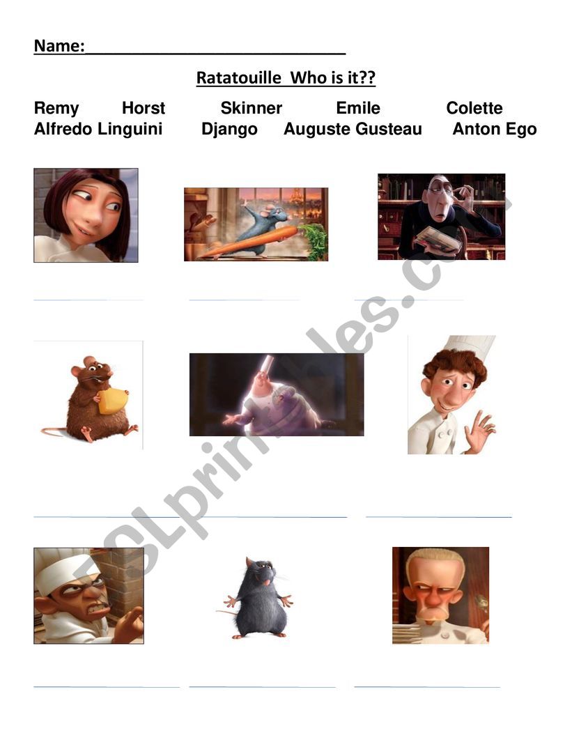 ratatouille-character-matching-esl-worksheet-by-shate