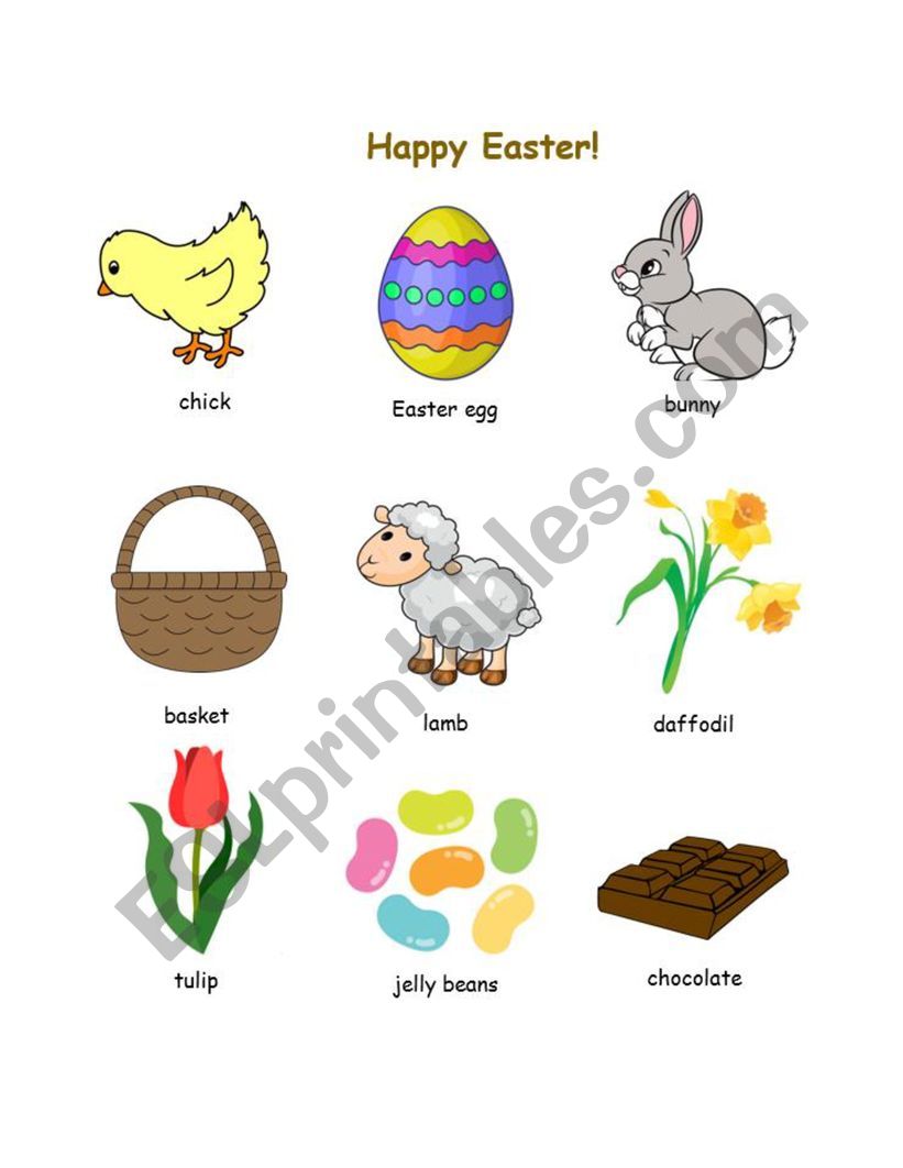 Easter worksheet