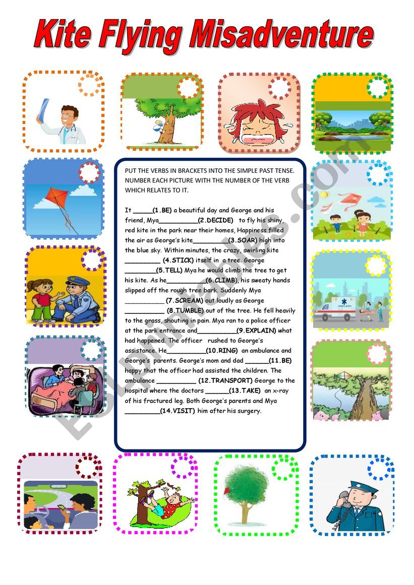 Kite Flying Misadventure worksheet