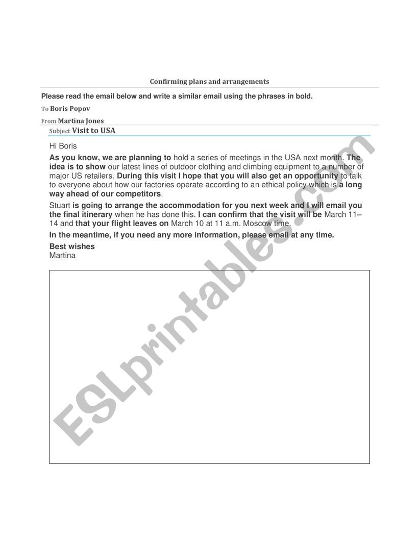 Email Practice  worksheet
