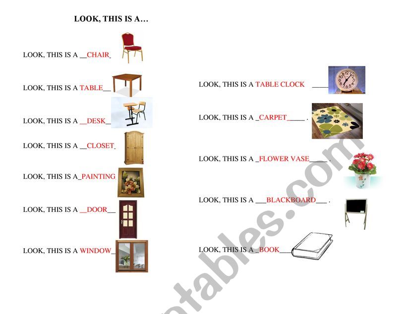 What is this? worksheet