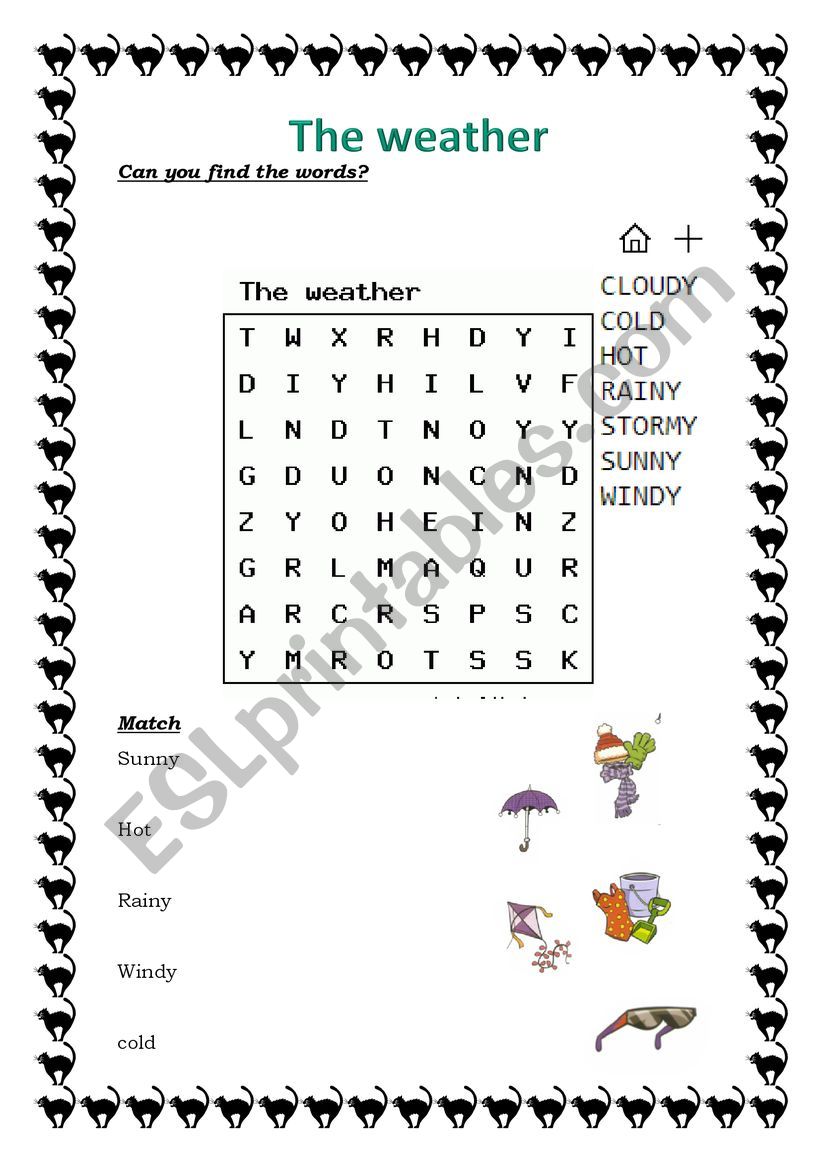 weather worksheet