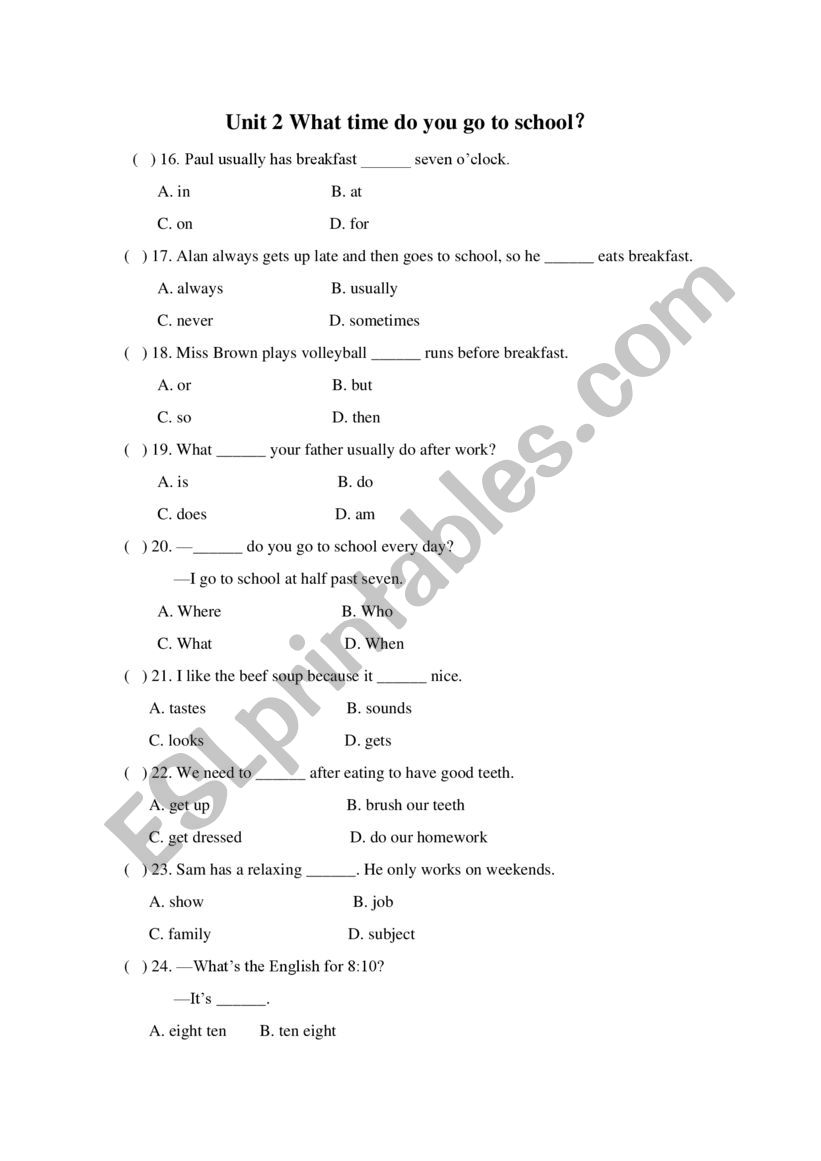 A test about the usage of 