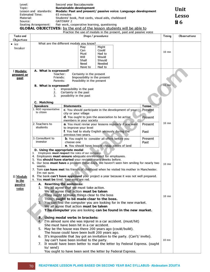 passive voice worksheet