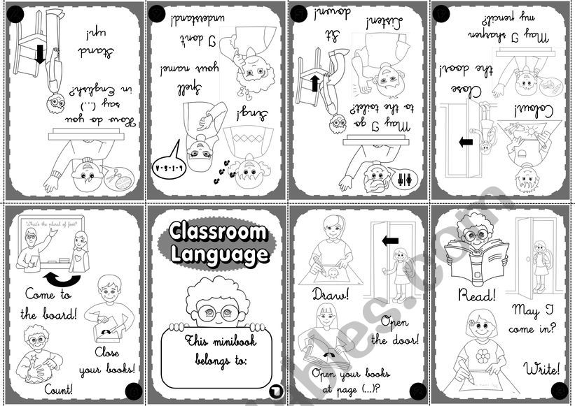 CLASSROOM RULES worksheet