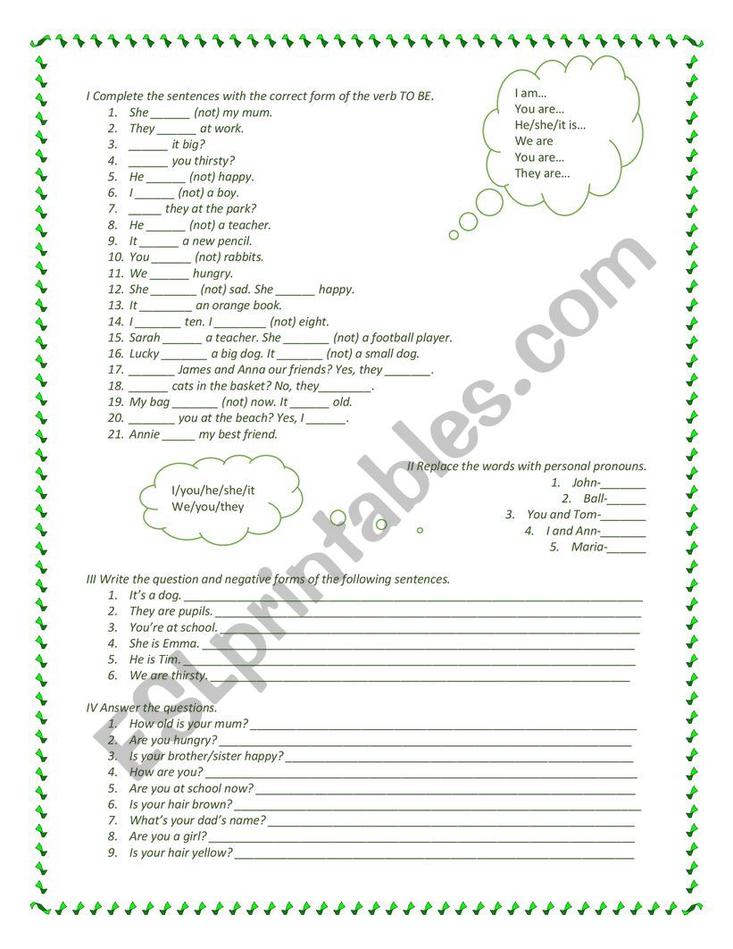 Basic mix 3 worksheet