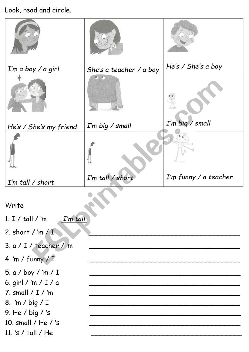 personal pronouns worksheet