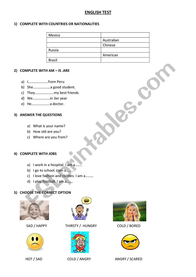 review worksheet