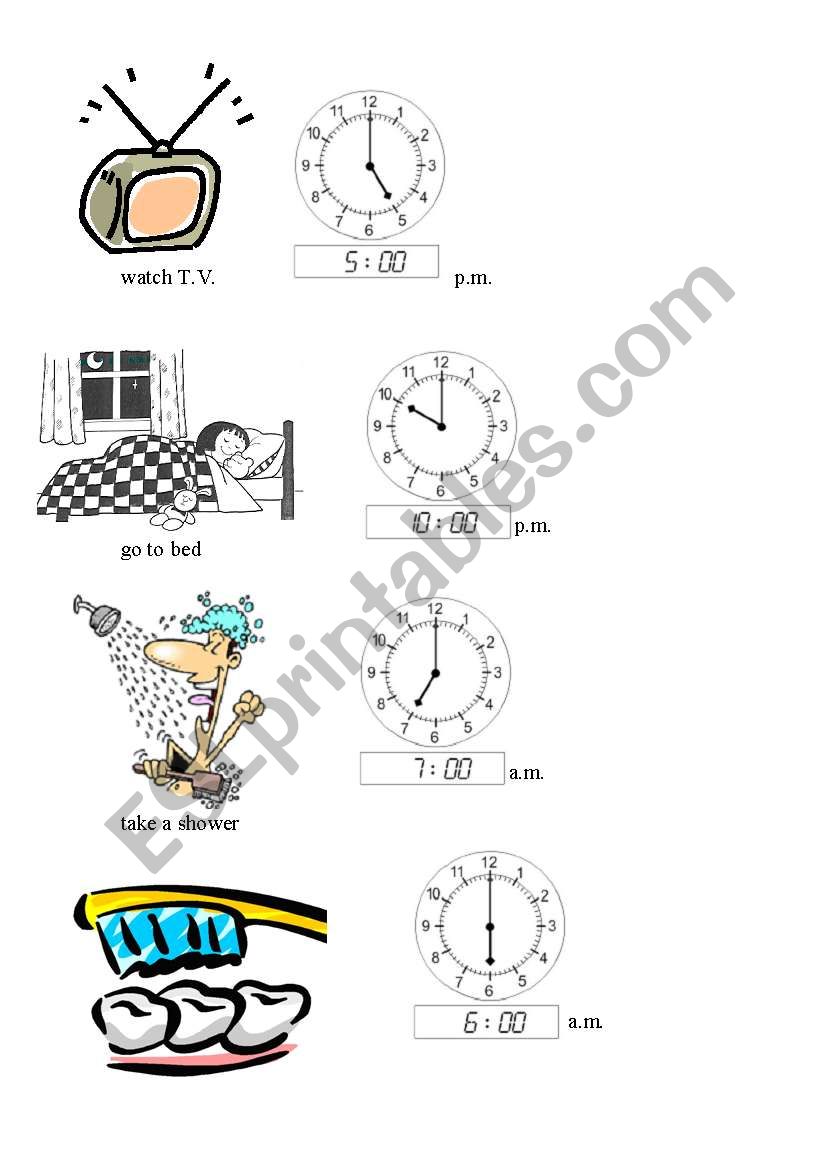 Adverbs of frequency activity cards