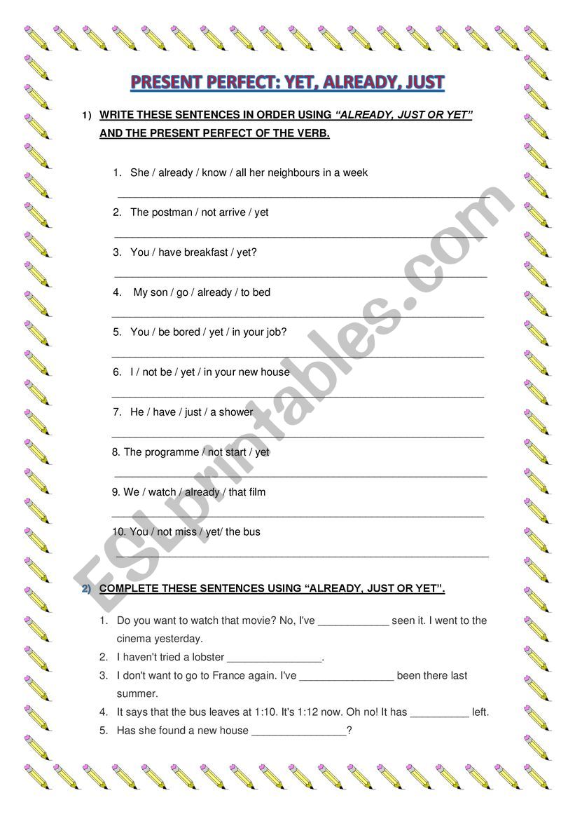 PRESENT PERFECT AND MODAL VERBS