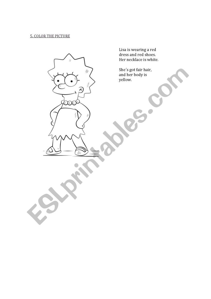 Lets color! worksheet