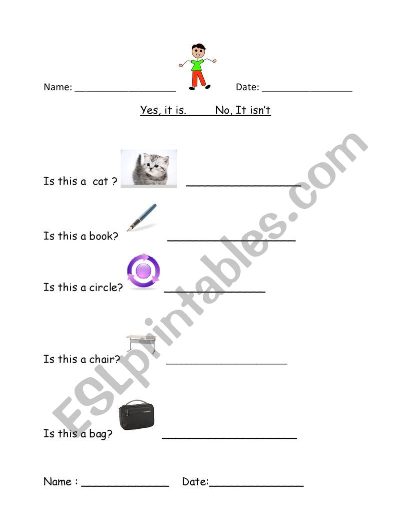 Is it a Cat? worksheet