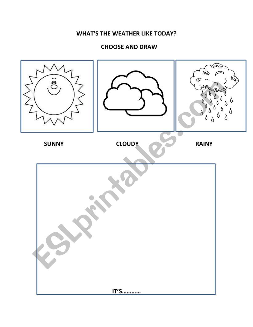 weather worksheet