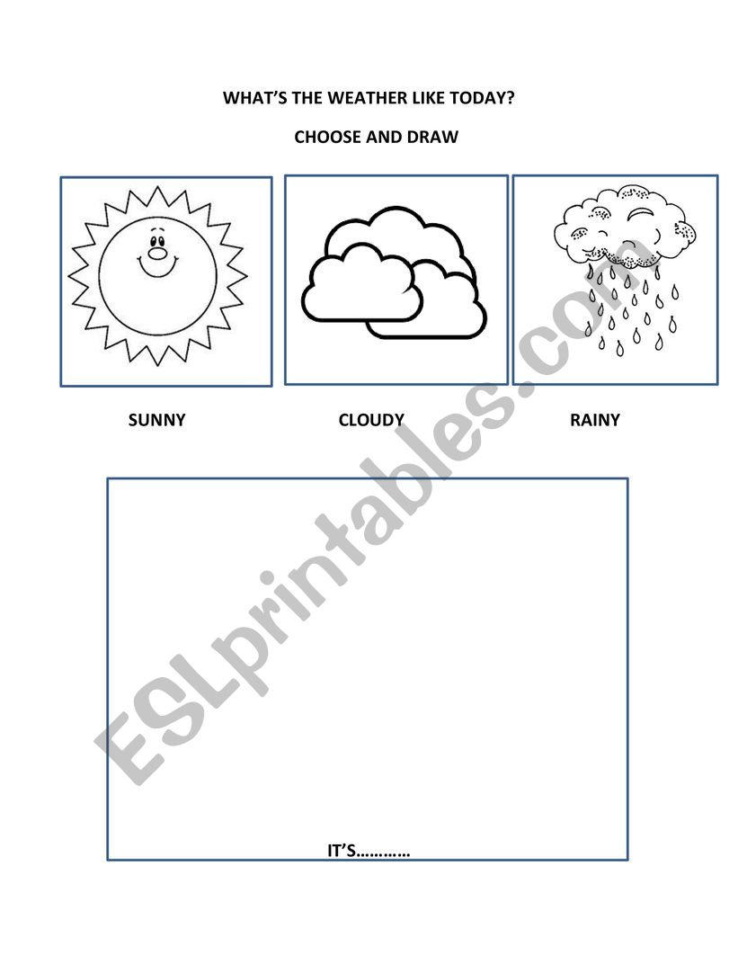 weather worksheet