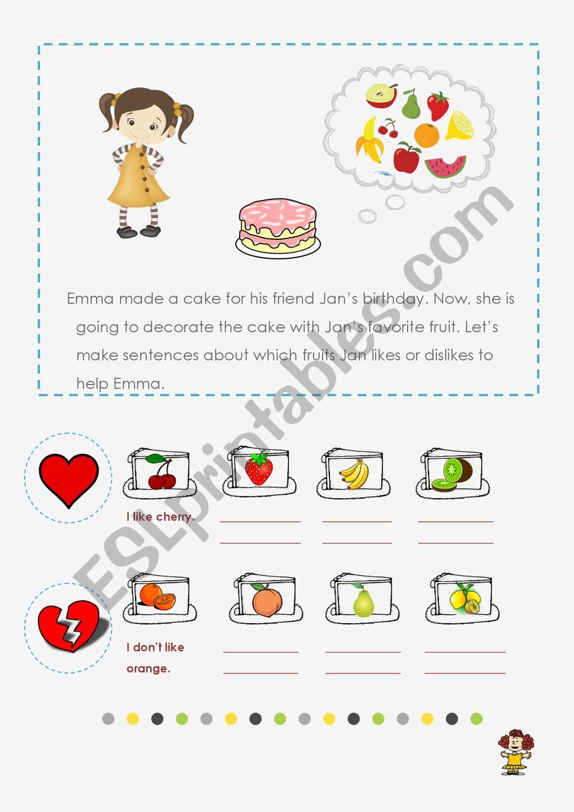 Jan�s birthday worksheet