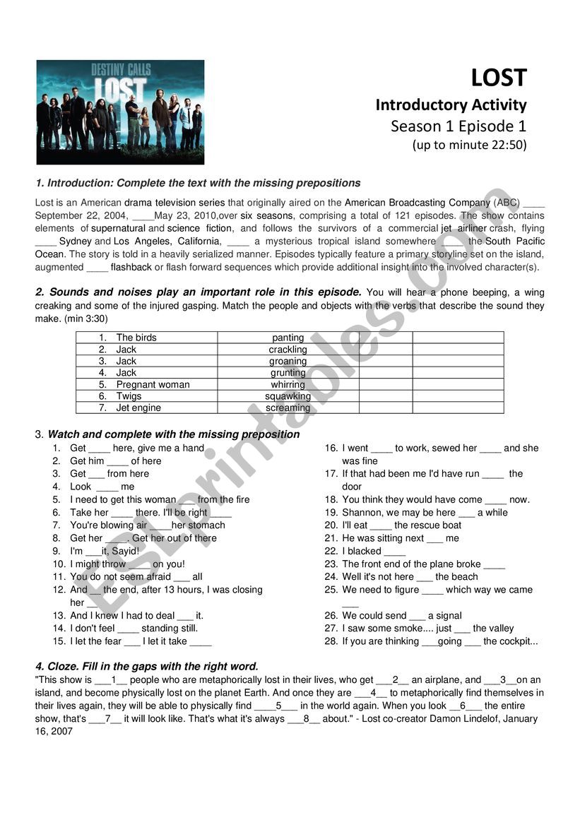 Lost worksheet