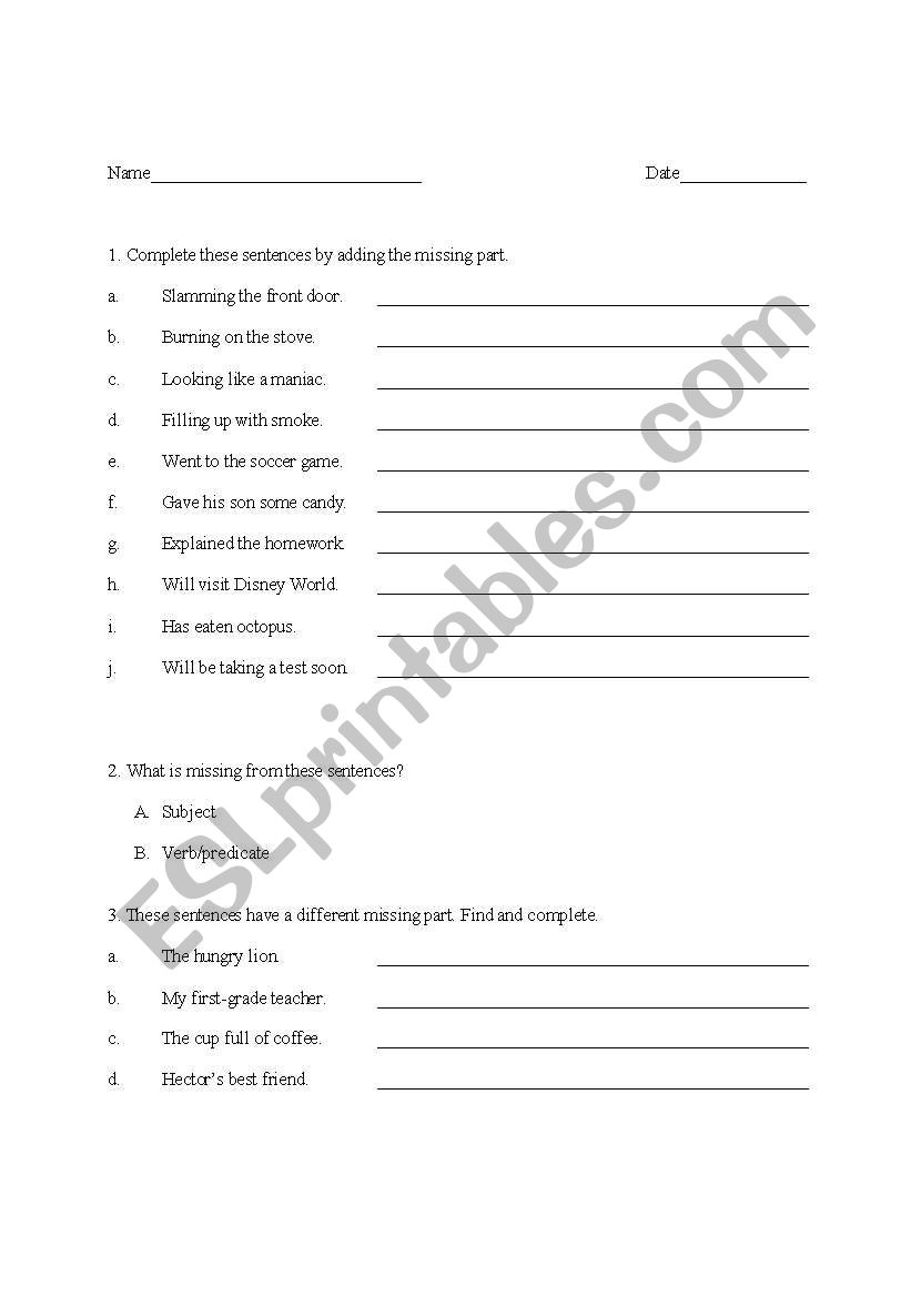 english-worksheets-sentence-fragments-subject-or-verb-missing
