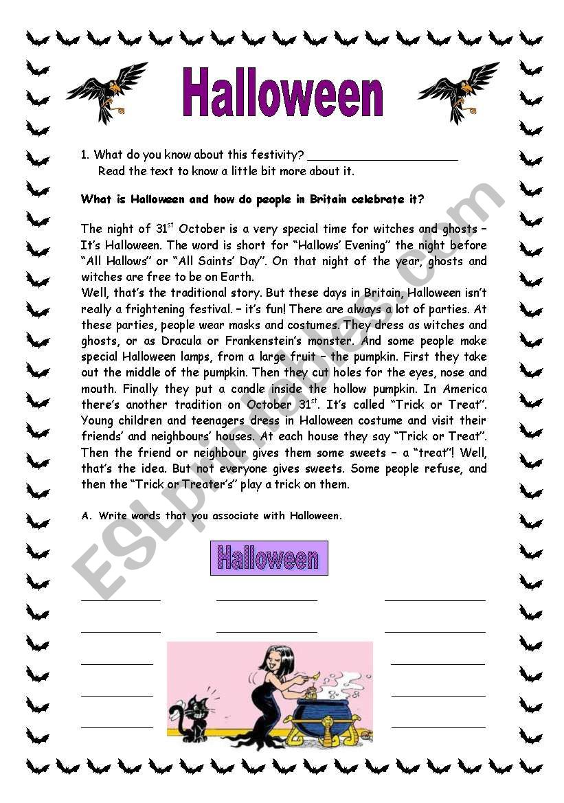 Halloween (28.08.08) worksheet