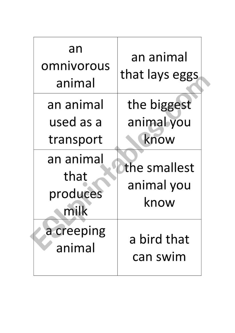 GUESSING GAME  worksheet