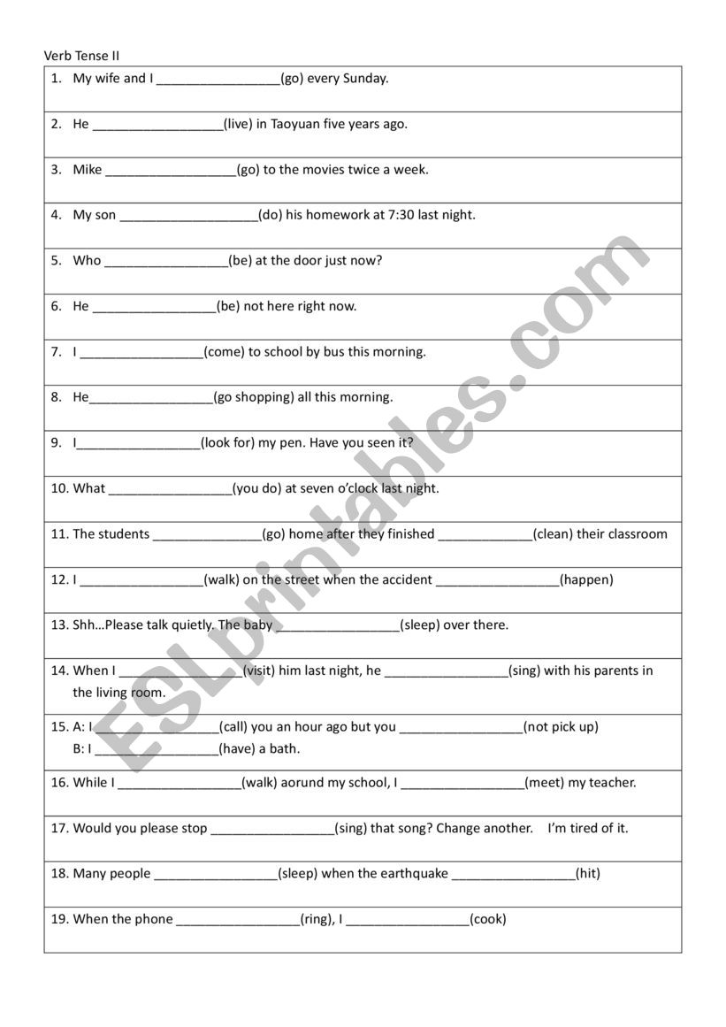 verb-tense-esl-worksheet-by-samanthatai