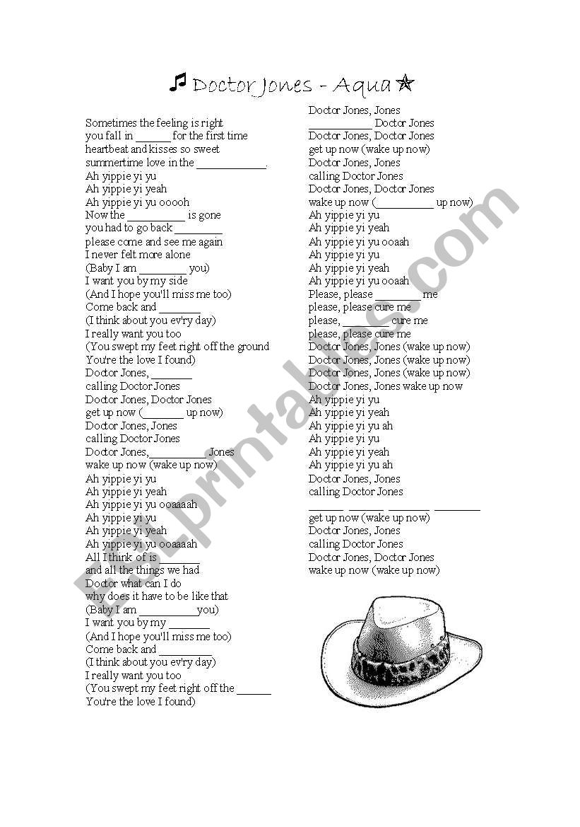 Doctor Jones Listening worksheet