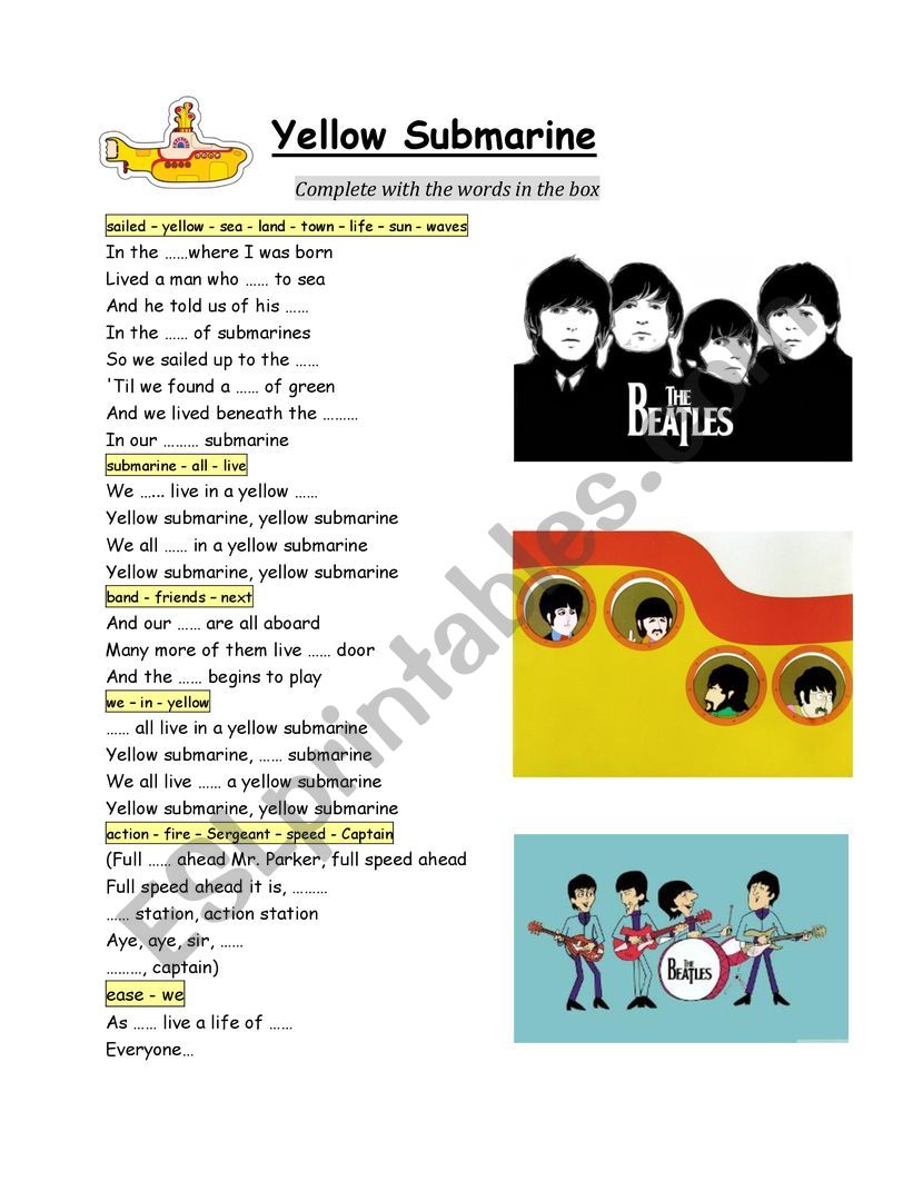 Yellow Submarine - The Beatles