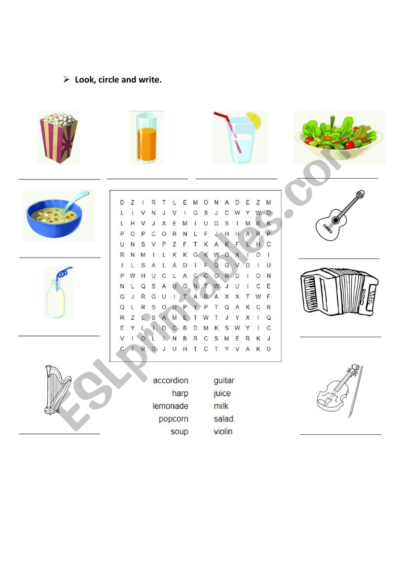 Alphabet soup worksheet