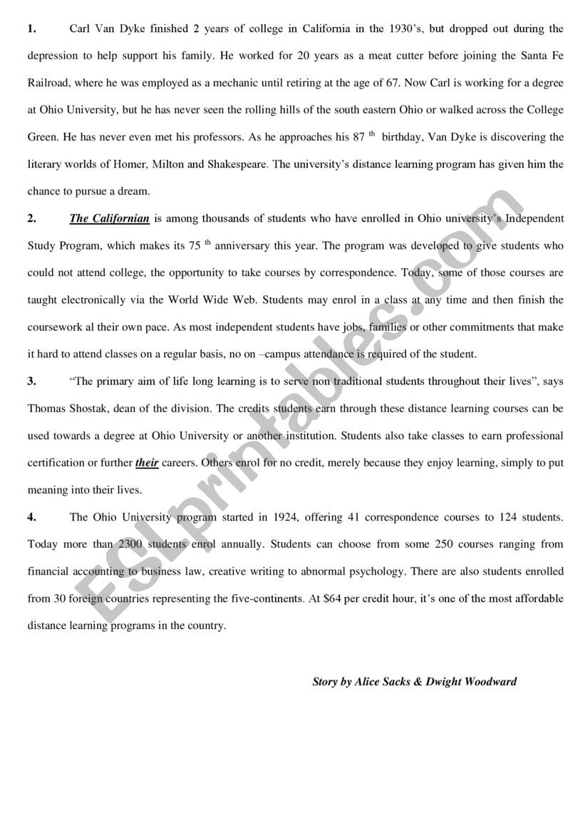 end of term test n°1 - ESL worksheet by Dr Nouha