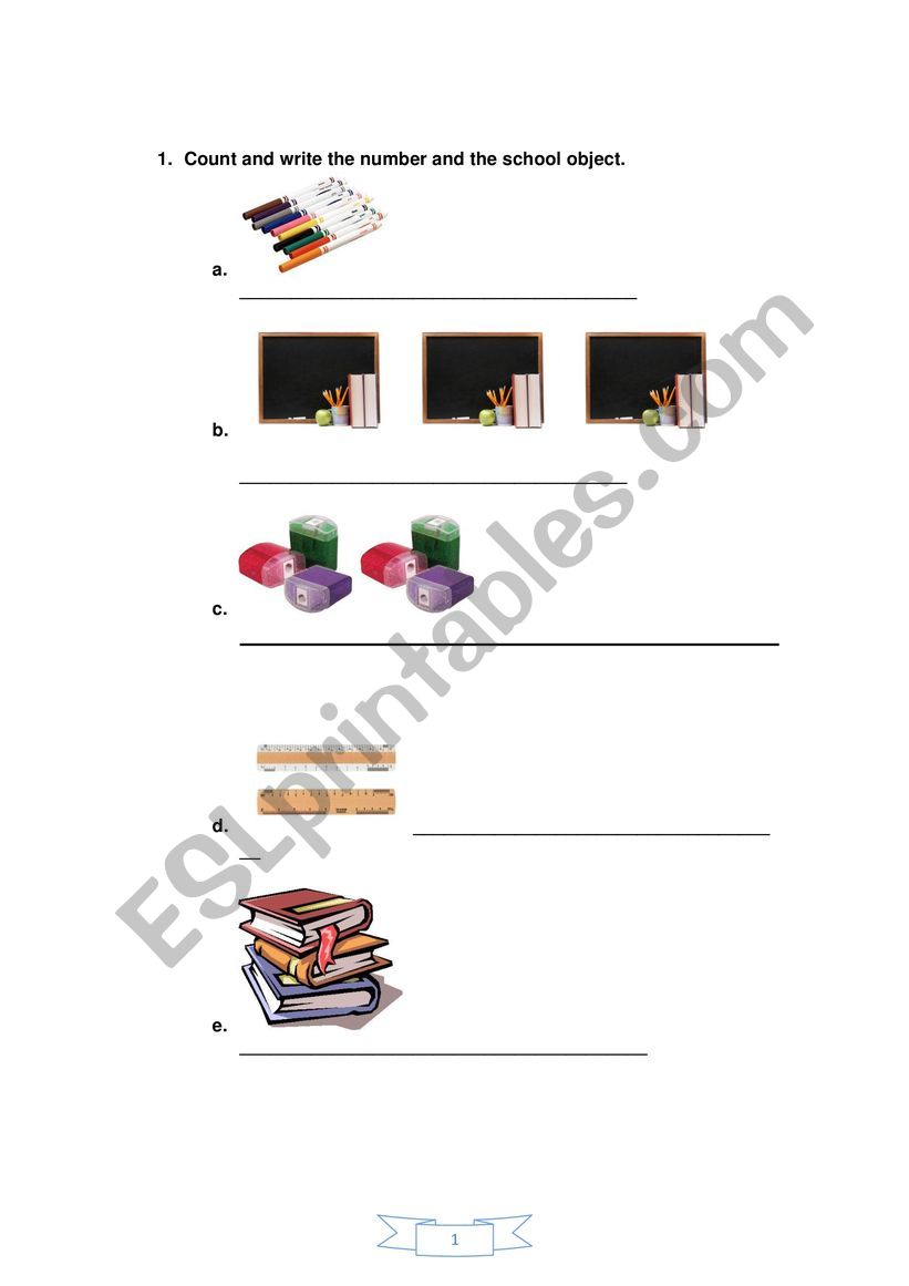 Elementary practice 5 worksheet