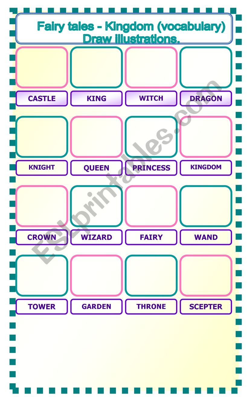Fairy tales - Kingdom (vocabulary)