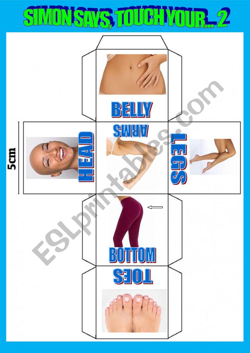 Play Simon Says game - Body Parts 2