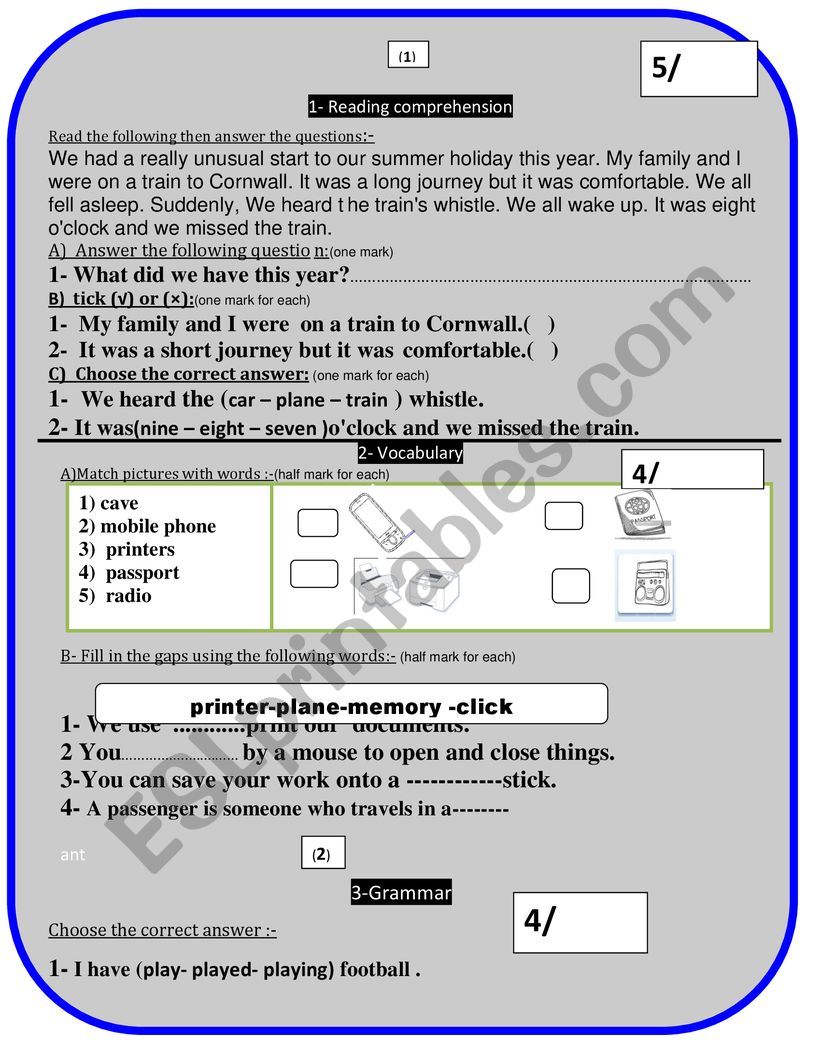 family and friends general tests units general test 4 book 4