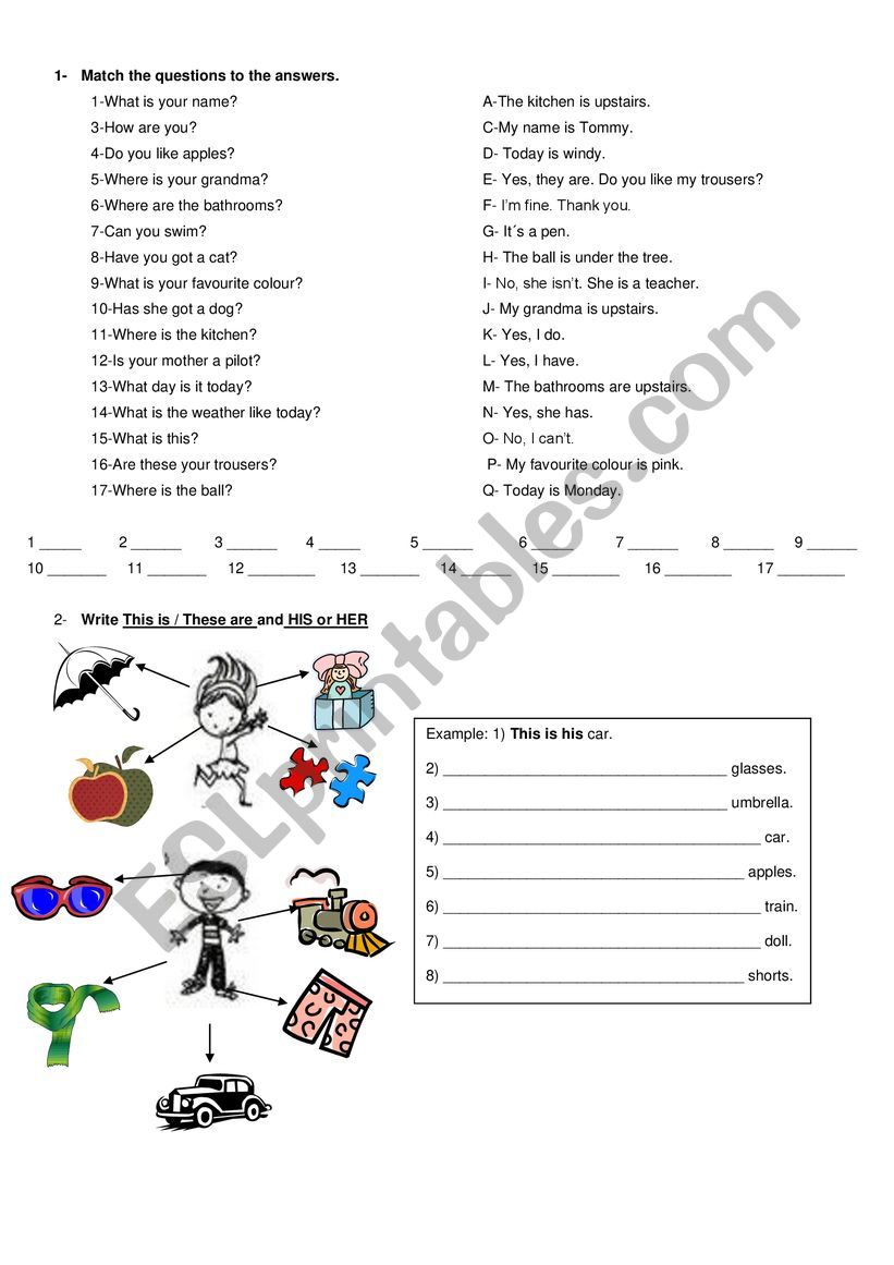 Elementary practice 6 worksheet